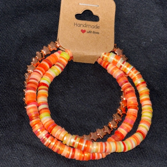 Clay handmade  bracelet set - Picture 2 of 2